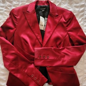 Bebe Red Vintage Blazer